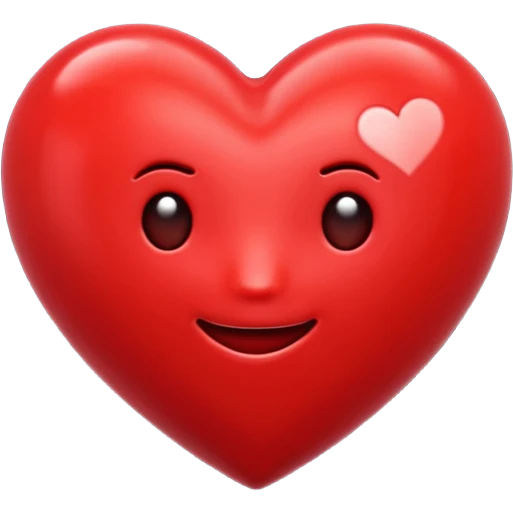 iPhone emoji: dark red heart emoji