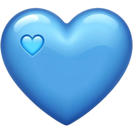 Blue heart emoji