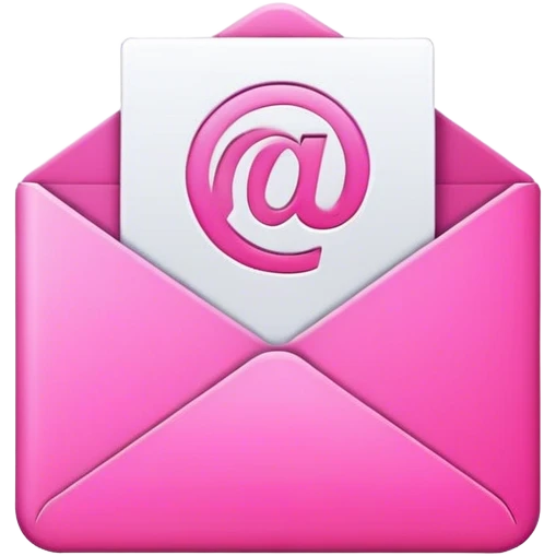 pink email automation emoji