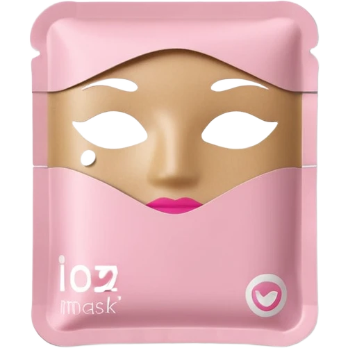 lip mask packaging emoji