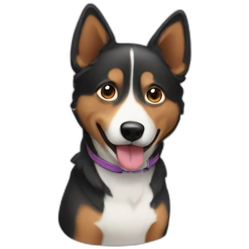 Lilahund emoji
