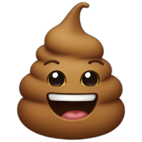 Poo ping emoji