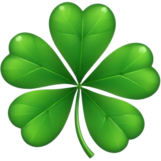 use star emoji, and add clover to make it "lucky" emoji