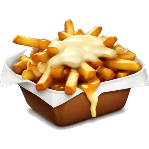 Poutine qui mange des Poutine  emoji