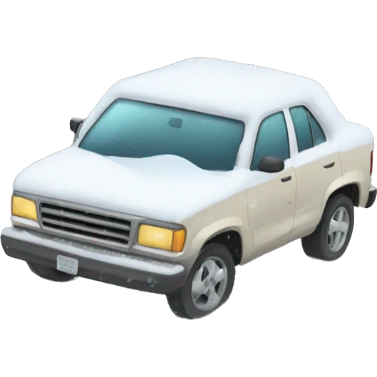 Los Angeles snow emoji