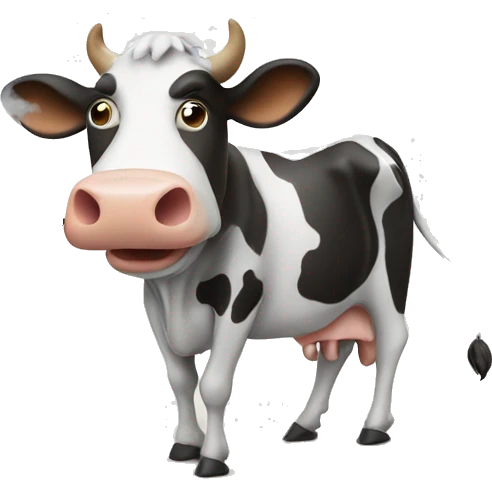 Cow vaping  emoji