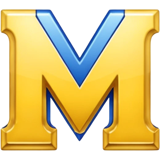 make an emoji of the michigan logo emoji