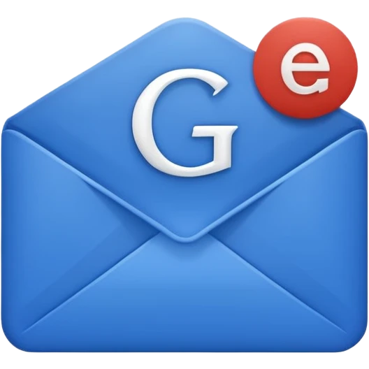Gmail with the letter “E” on it emoji