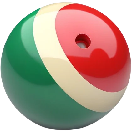 3D snooker ball DJ emoji