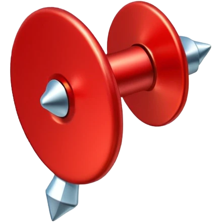 tachuela roja tradional emoji