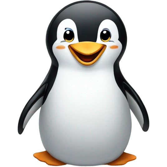 penguin laughing emoji