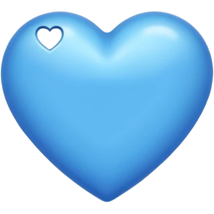 Cuore azzurro emoji