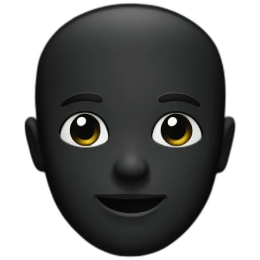 black paper emoji