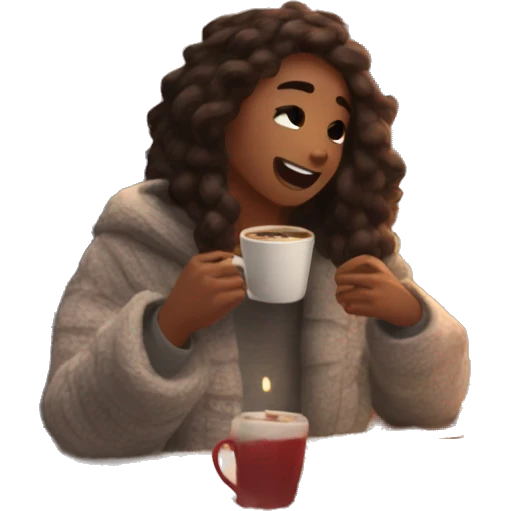 Christmas aesthetic vibes cozy emoji