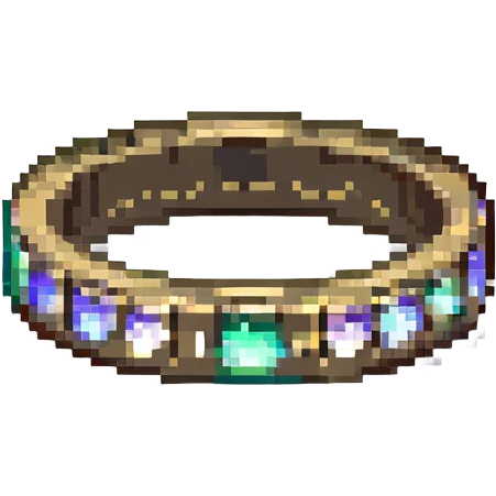 wedding ring pixel art style emoji