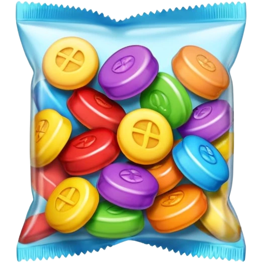 candy in a colorful wrapper emoji