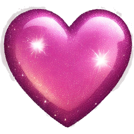 Sparkly heart  emoji
