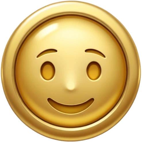 Buttom Gold made in gold emoji