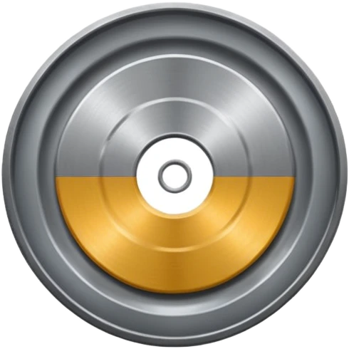 A weighted plate emoji