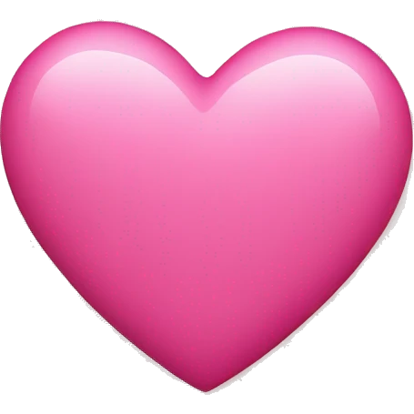 Pink heart emoji