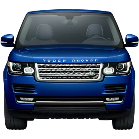 Dark blue Range Rover vogue autobiography  emoji