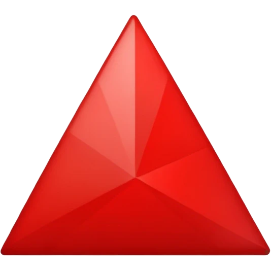simple Red web, just the web, triangular geometric web emoji