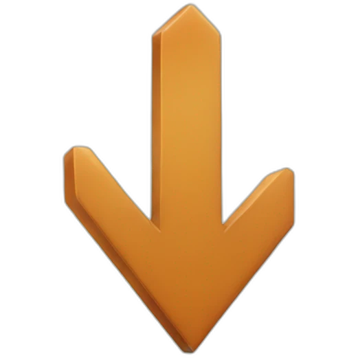 Arrow down emoji