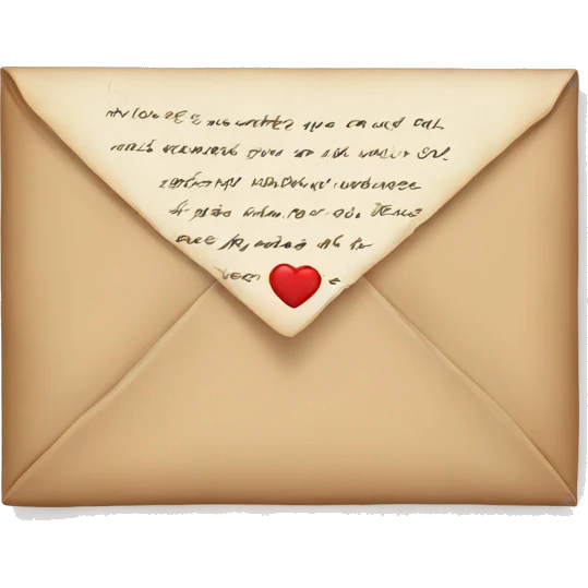 Love letter emoji