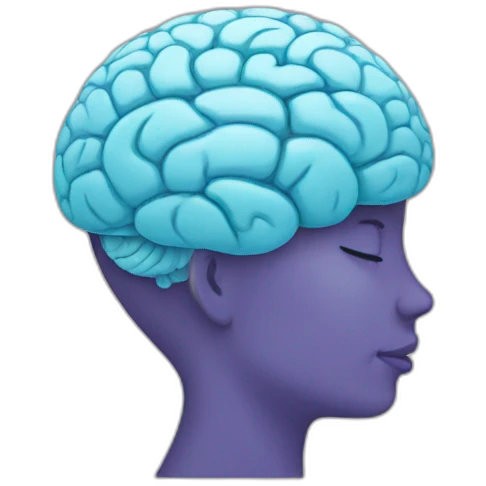 Pregnant brain emoji