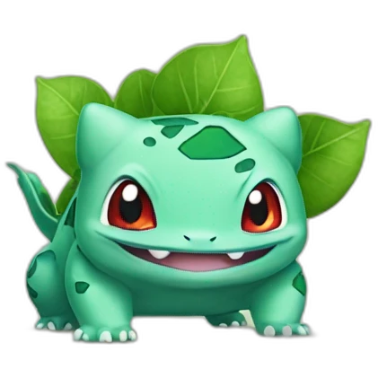 Bulbasaur say hello emoji