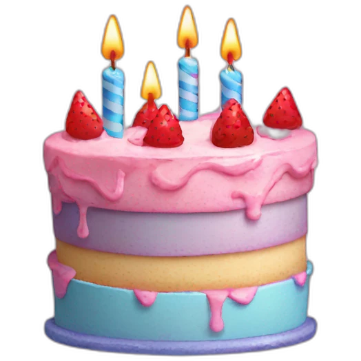 birthday cake emoji