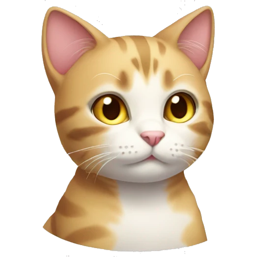 Cat kawai emoji