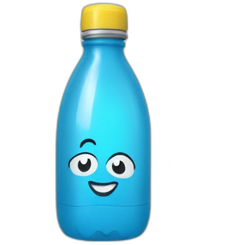 a dancing water bottle emoji