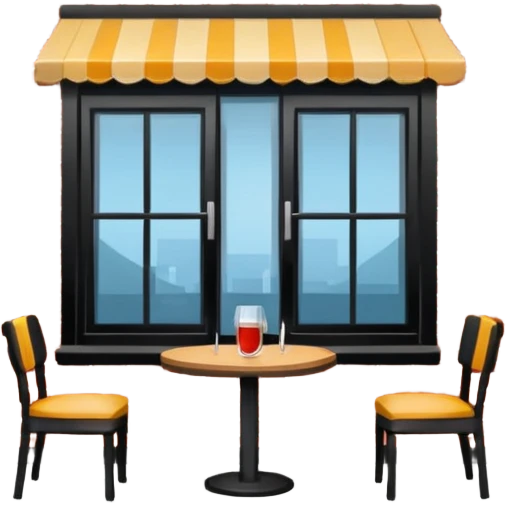 restaurant por fuera emoji