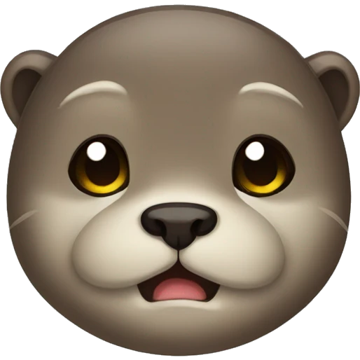 sad otter cry emoji
