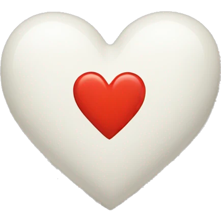 off white heart  emoji
