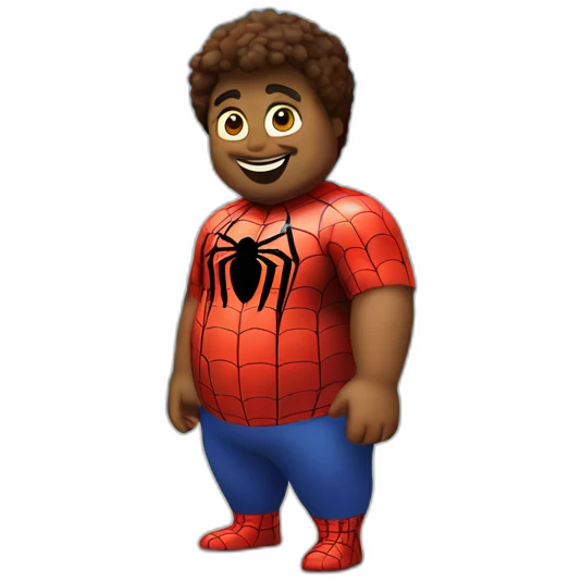 Fat-spiderman-on-an-island emoji