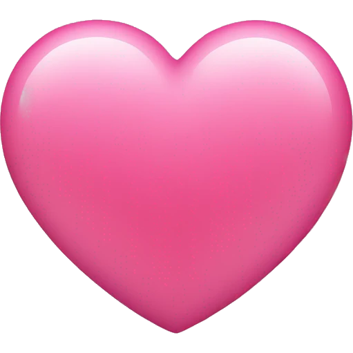 Pink heart emoji