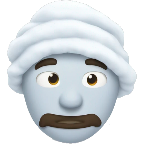 Snow emoji