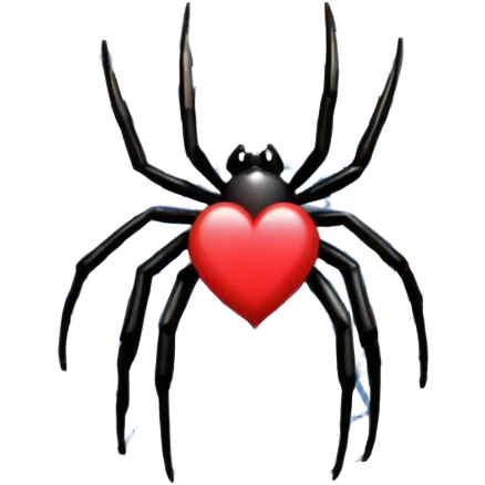 Make the I love u using spider web emoji 

 emoji