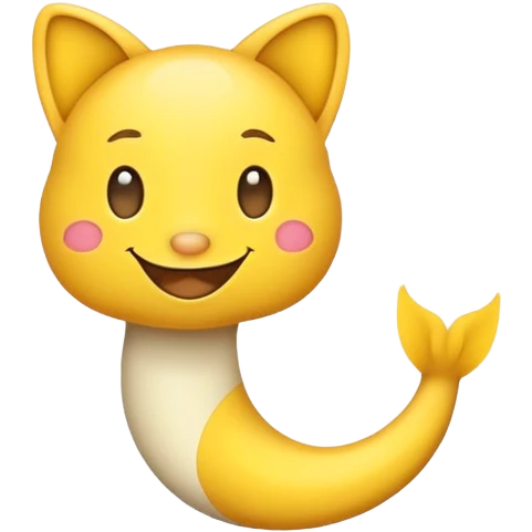 Emoji with a tail emoji