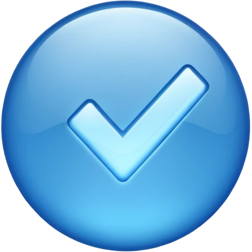 Blue tick verified badge  emoji  emoji