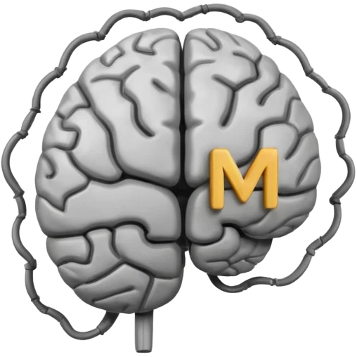 Brain that says "TAM" on it emoji