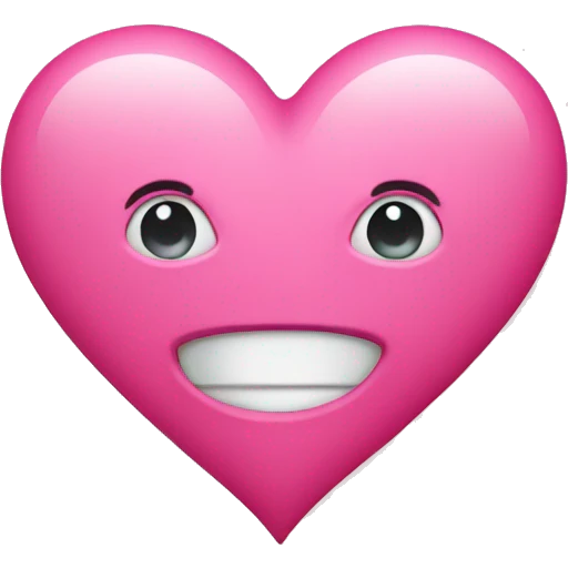 Pink heart emoji