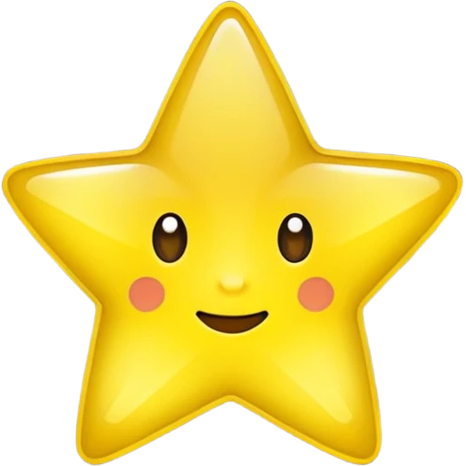a star without a face\ emoji