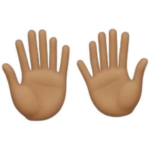 the jul signe with the hands emoji