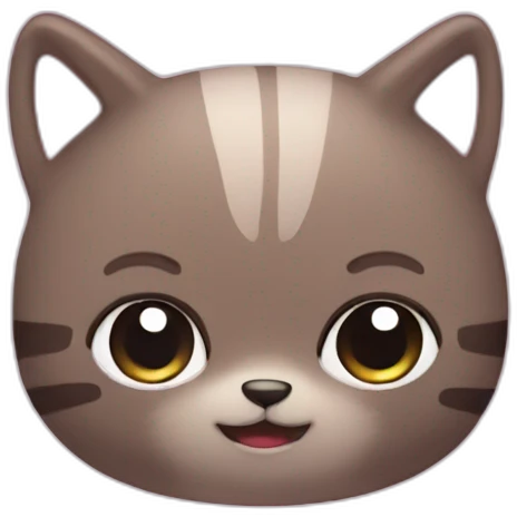 Chat kawaii emoji