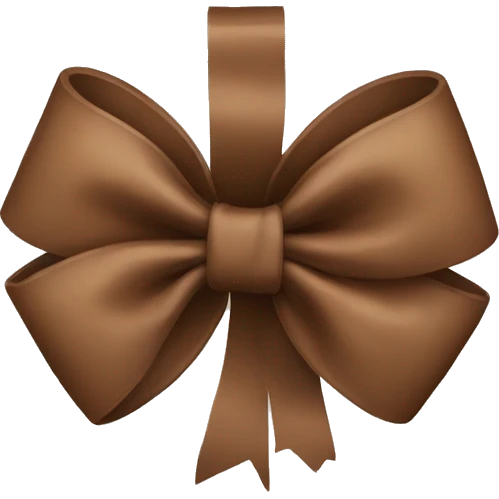 Brown Bow emoji