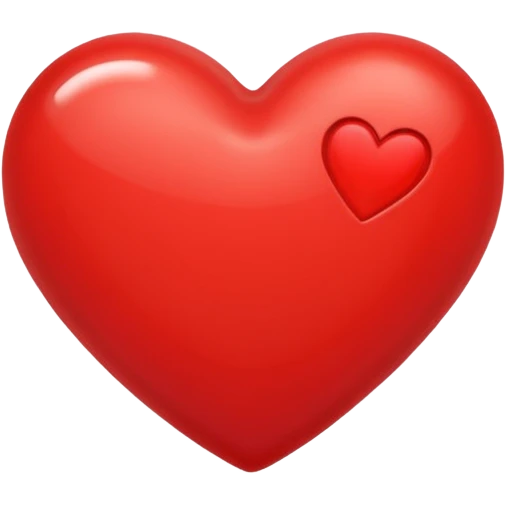 red heart plus emoji