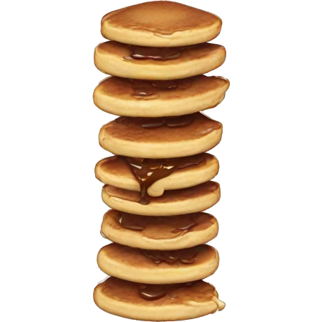Pancake with Nutella emoji